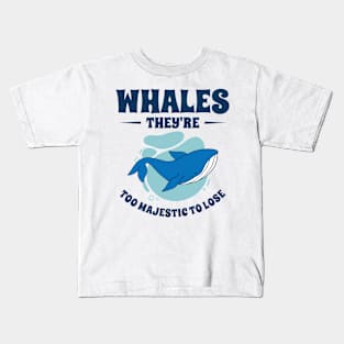 World Wildlife Day Blue Whale Marine Wildlife Kids T-Shirt